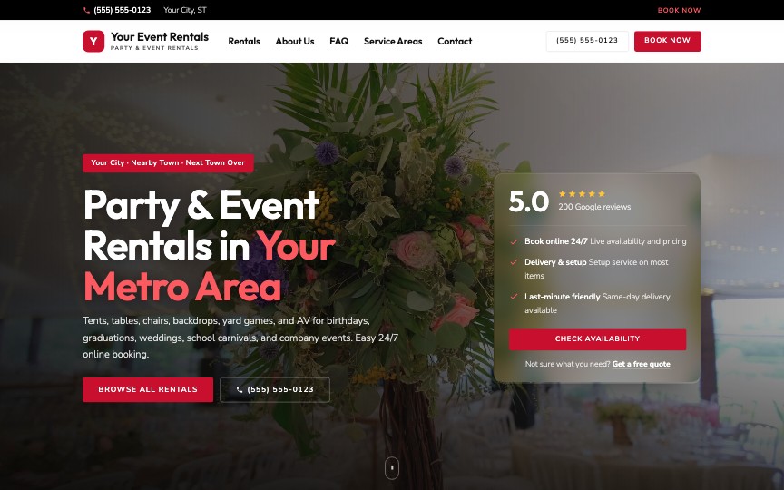 Tents and events design